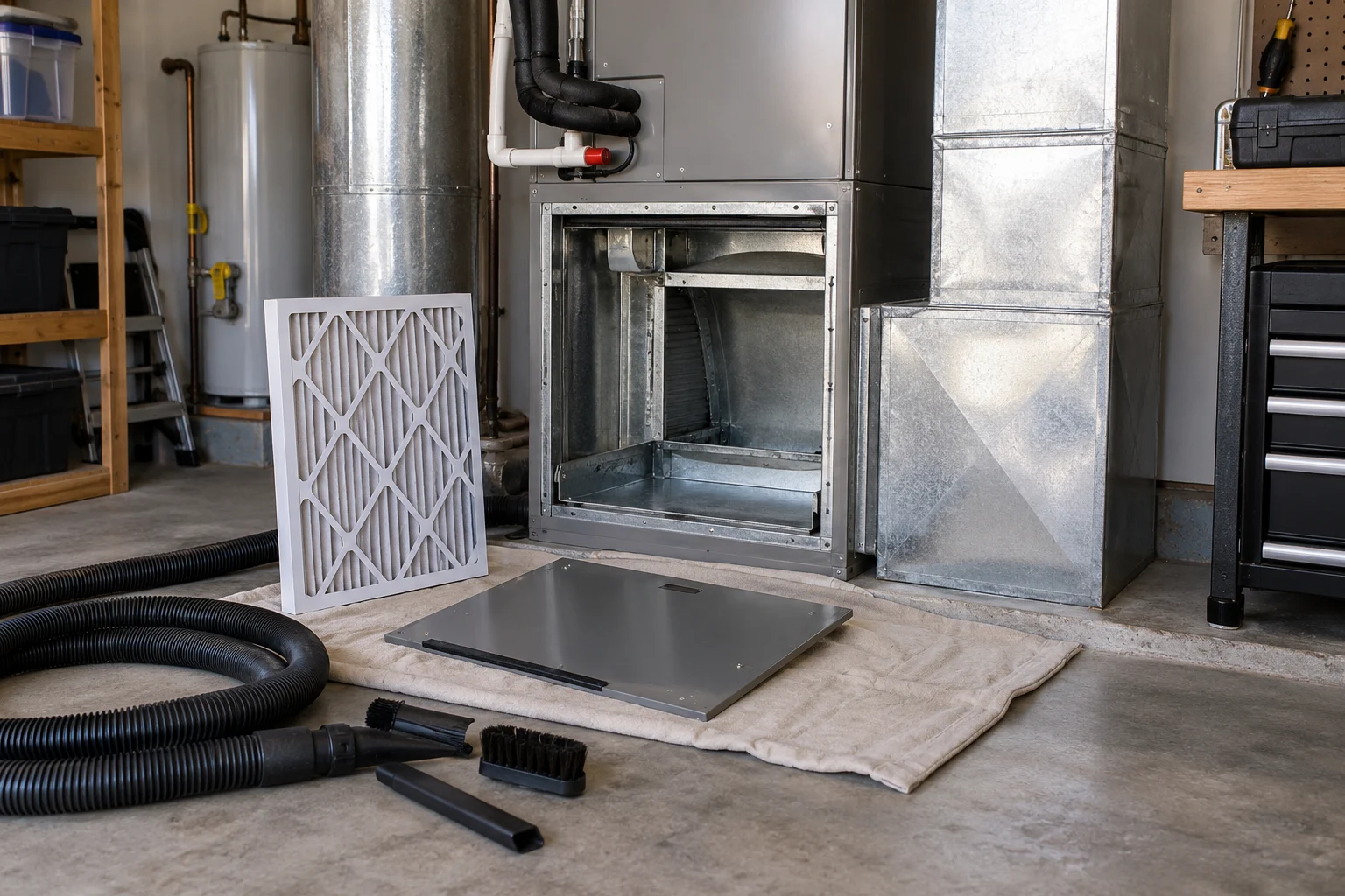 Air handler and duct cleaning equipment